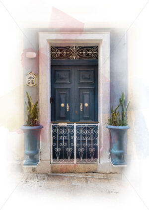 Blue Old Door from Birgu