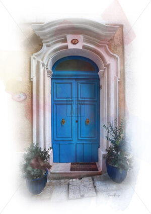 Blue Old Door from Birgu
