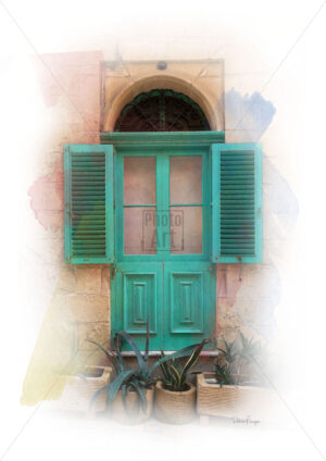 Green Old Door from Birgu