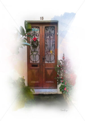 Brown Old Door from Gharghur