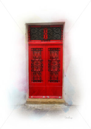Red Old Door from Gharghur