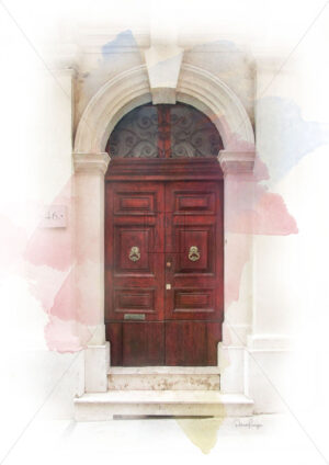 Brown Old Door from Isla