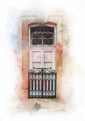 White Old Door from Isla