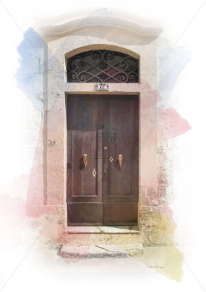 Grey Old Door from Mosta
