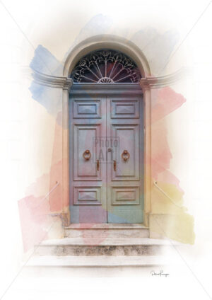 Blue Old Door from Rabat