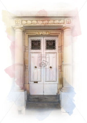 White Traditional Door of Sliema