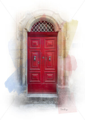 Red Old Door from Zabbar