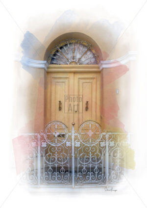 Yellow Old Door from Zabbar